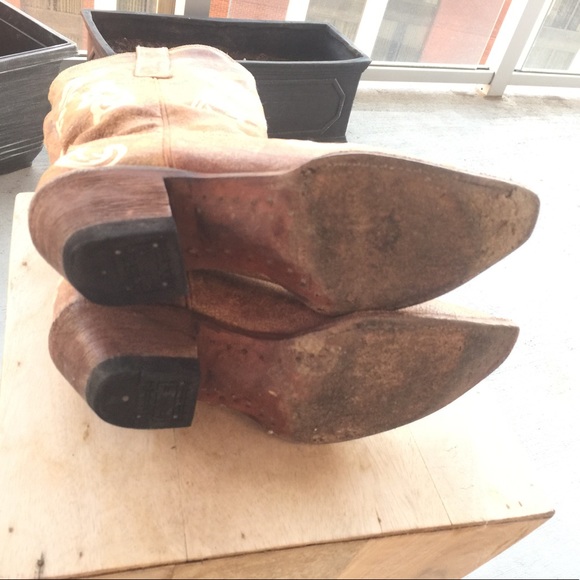 ⚜️Corral  Fleur-De-Lis Embroidered Cowgirl boots - Picture 7 of 8